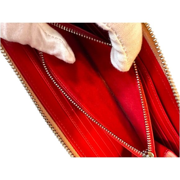 Christian Louboutin Blue Denim Mix Pearl Panettone Continental Wallet - Picture 8 of 8